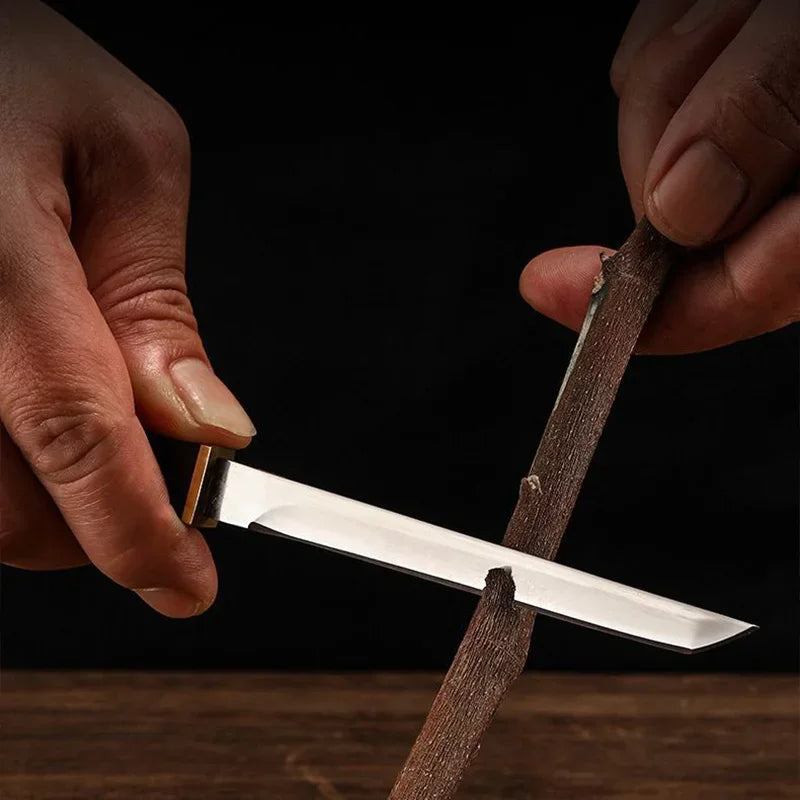 Barbecue Utility Knife Slicing Fish Fruit Steak Knife Plastic Handle Kitchen Knives Sharp Boning Butcher Chef Knife Cleaver Meat