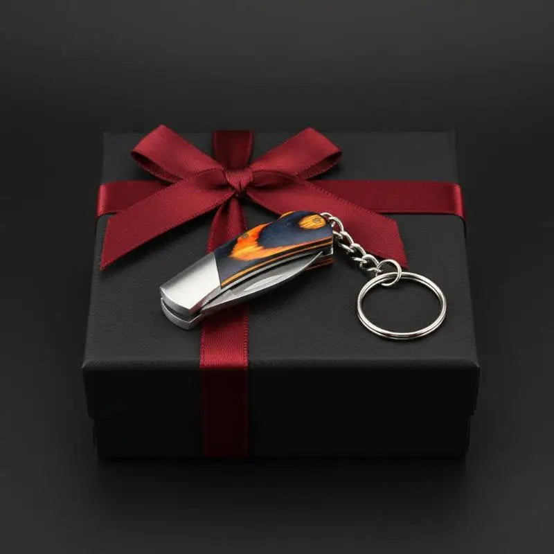Portable Boutique Small Gift Knife Unpacking Express Knife Folding Small Knife Pocket Keychain Knife For You