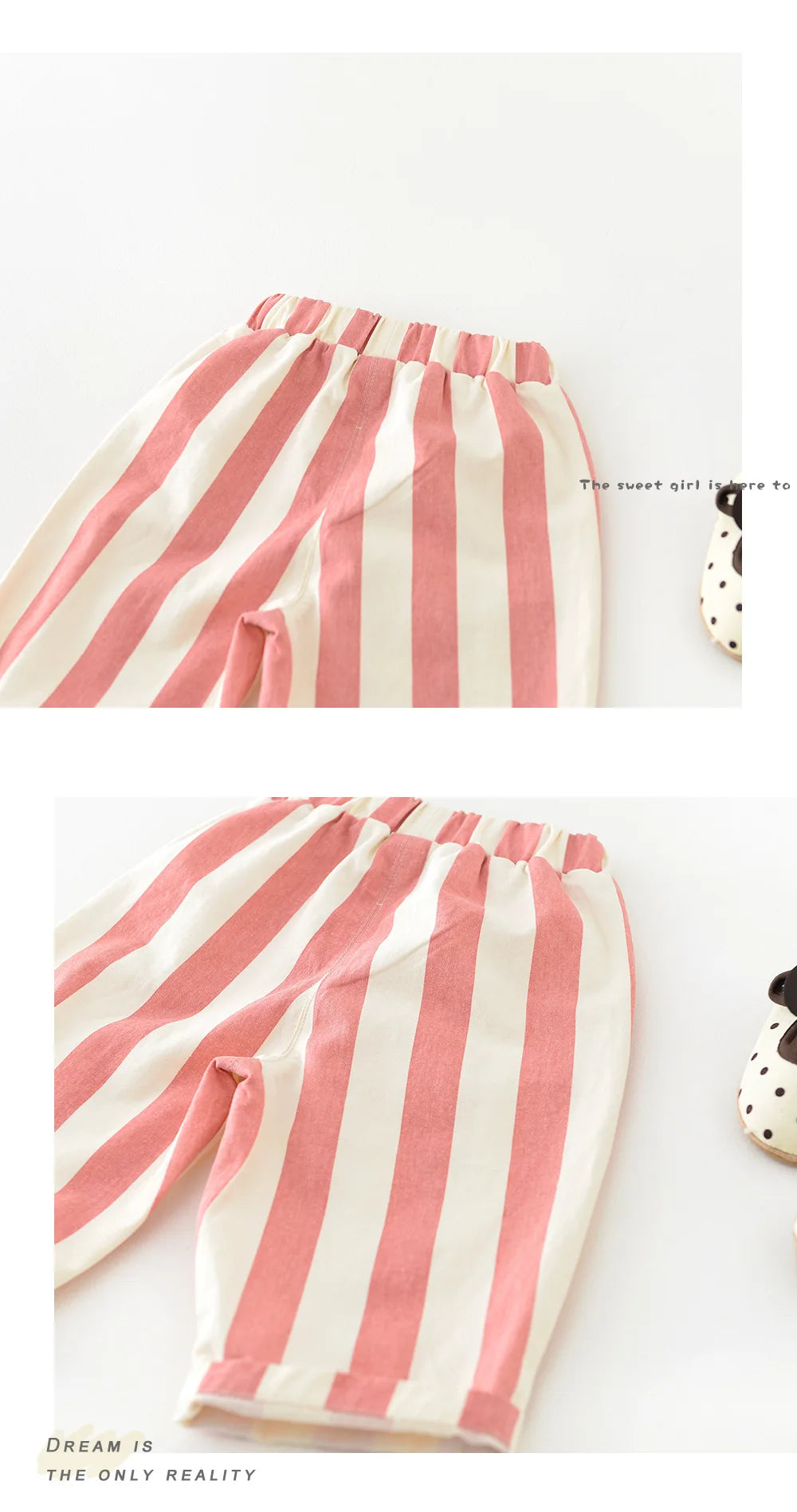 Autumn New Boy Girl Children Loose Striped Casual Pants Baby Pockets Fashion Pants Kid Outdoor Cotton Trousers Toddler Costume