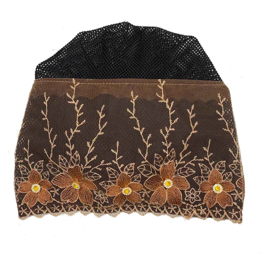 Rhinestone Embroidery Women Head Turban Muslim Female Hat Cancer Chemo Cap African Head Wraps Bonnet