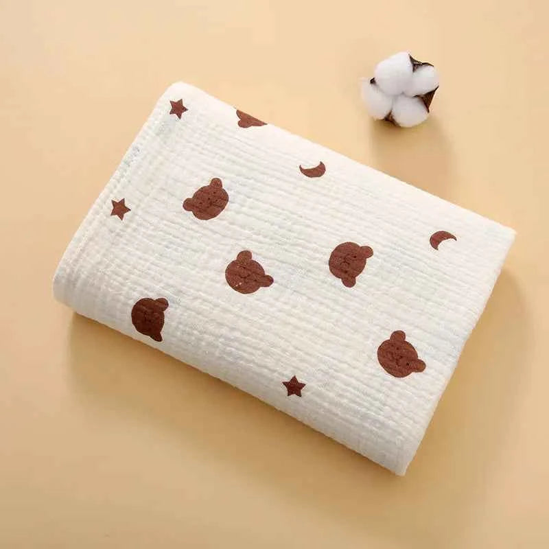 Newborn Baby Cotton Blanket Summer Bedding Babies Stuff  Throw Blanket Muslin Squares Receiving Blanket