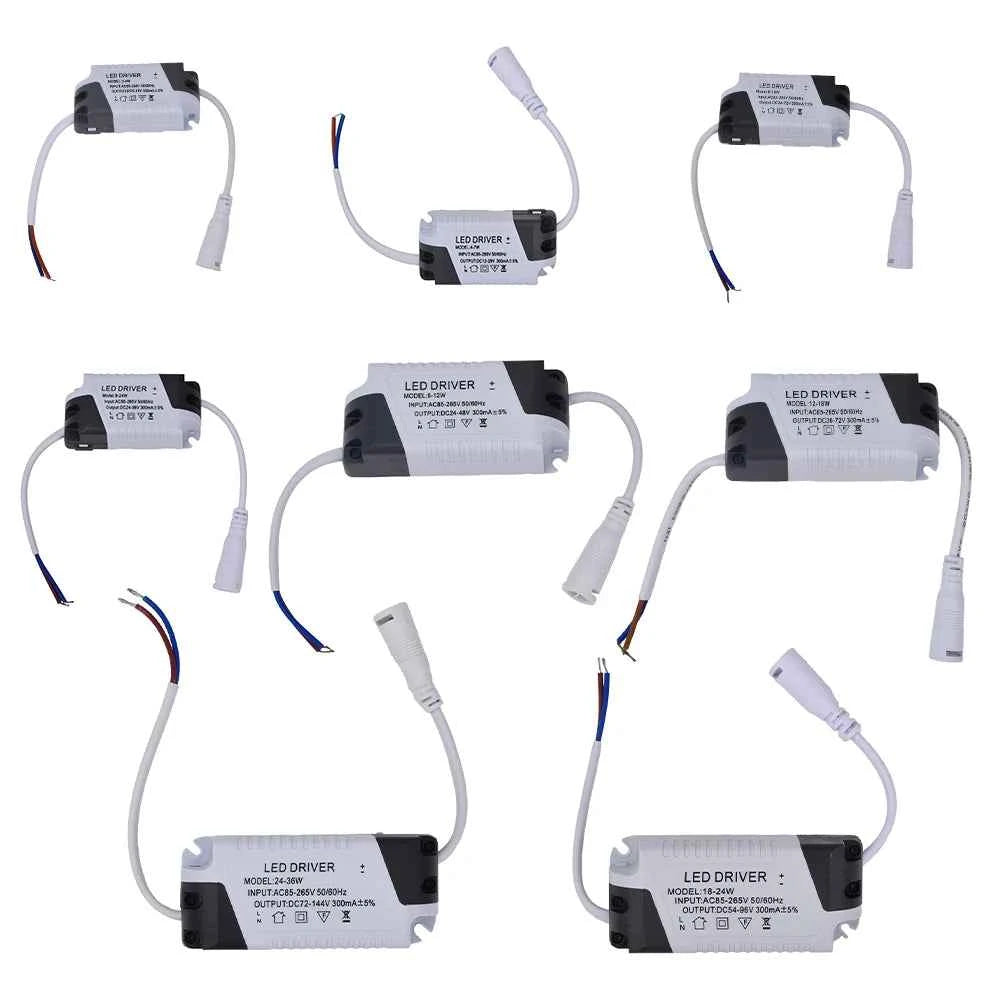 LED Driver 3-4w 4-7w 8-12w 12-18w 18-24w 24-36w LED Constant Current Driver Power Unit Supply For Driver LED Transformer