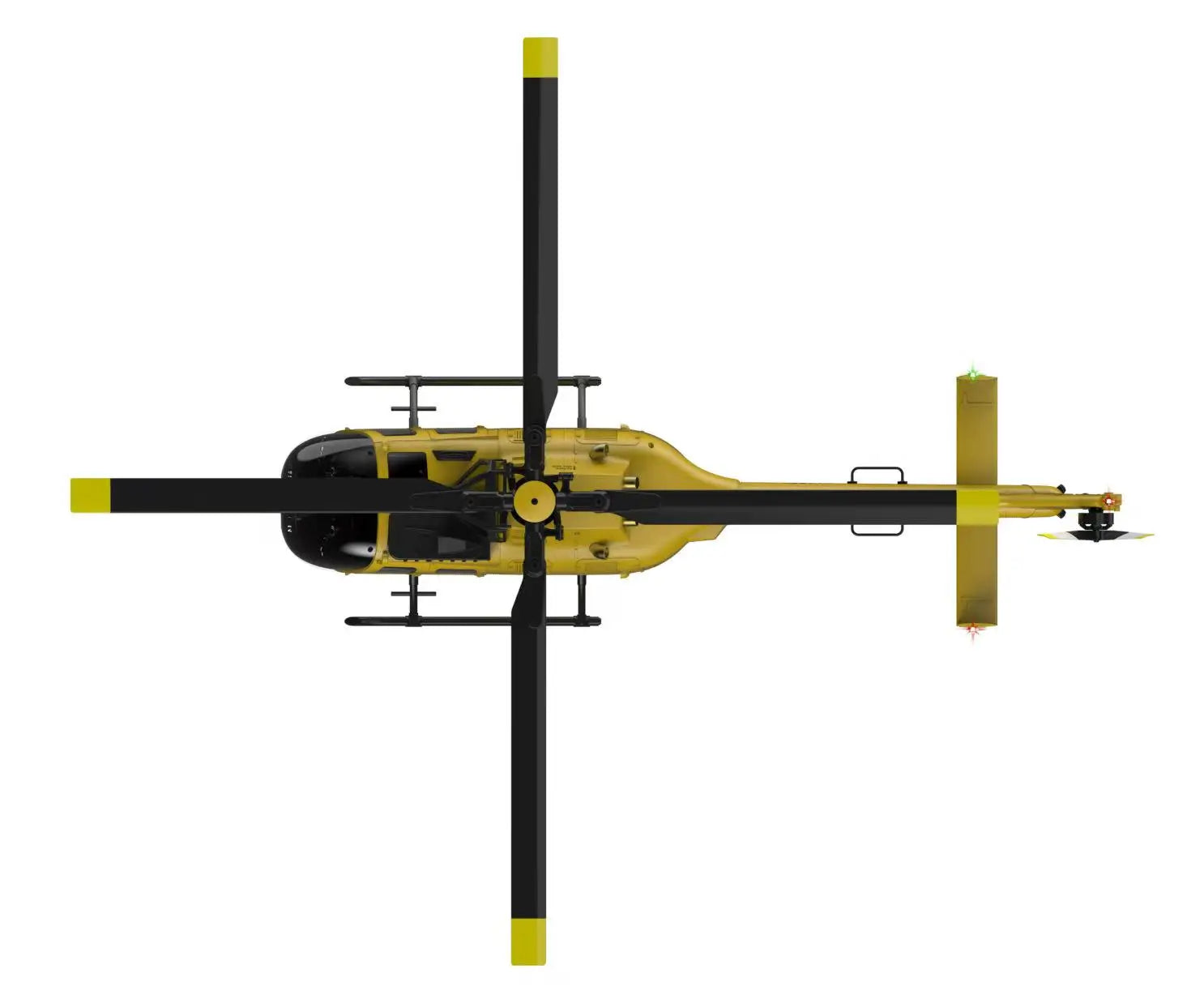 RC ERA C180 BO-105 2.4G 6CH Optical Flow Positioning TOF Altitude Hold Dual Brushless Motor 1:25 Scale Flybarless RC Helicopter