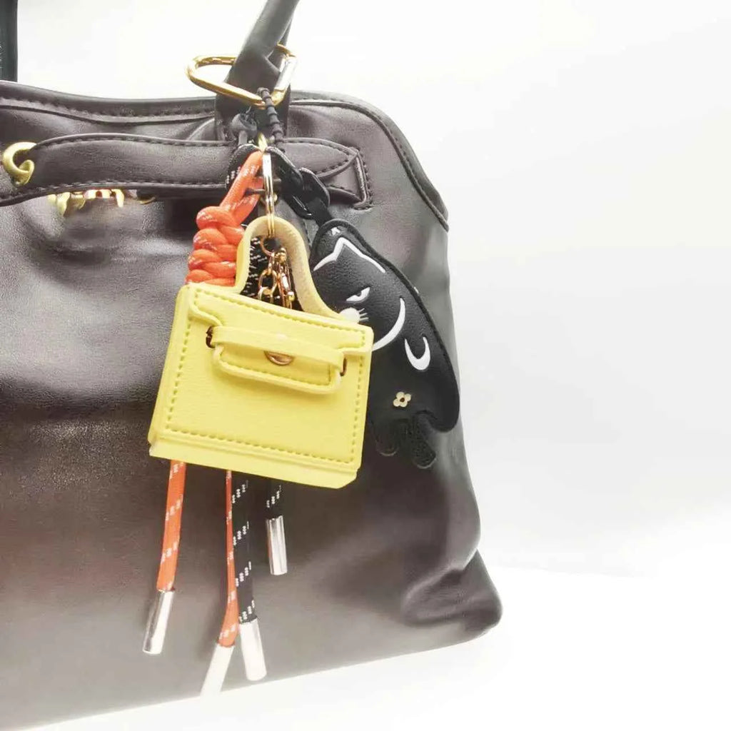 Ita Bag Accessories Bag Charms Black Cat Pendant for birkin Bag Women Handbag Purse Keychain Man Backpack Decoration Chain