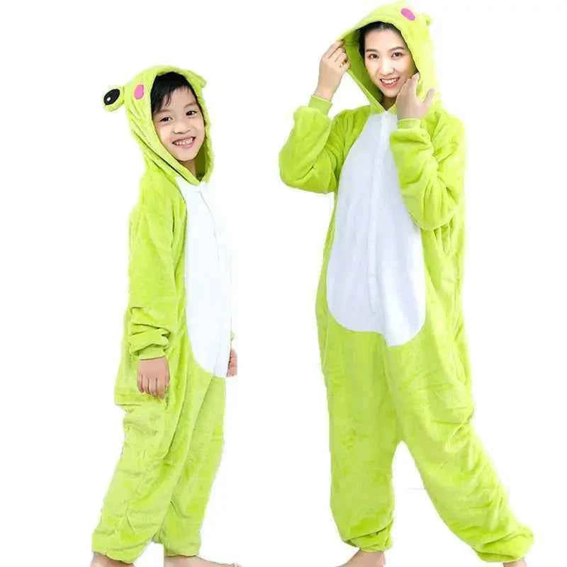 Adults Animal Onesies Unicorn Pajamas Couple Sleepwear Women Men Winter Unisex Kigurumi Costumes Cartoon Flannel Rabbit Pajamas
