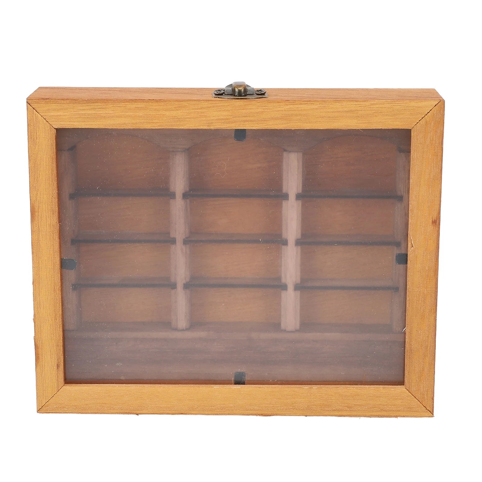 Miniature Bookshelf Decoration Miniature Book Boxes Display Shelf Relieve Stress Exquisite  Wood Stylish for Bookstore