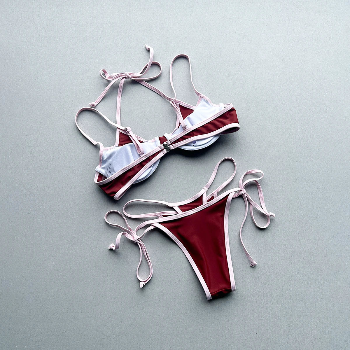 Push Up Bikinis 2026 Sexy Women Swimsuit Swimwear Female Patchwork Bikini Set Biquini Bathing Suit Thong Swimming Suit Beachwear