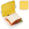 Sandwich Containers Silicone Sandwich Storage Box for Lunch, Travel - Snap-Off for Fruit, Salad, Snacks and Food Storage