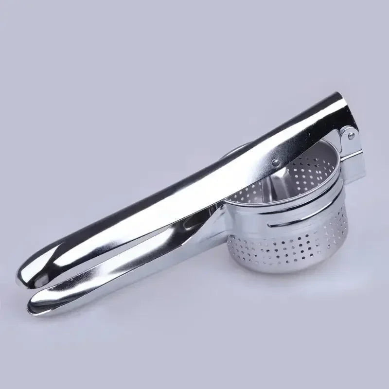 Masher RicerPress Mashed Potatoes Stainless Steel Crushing Puree Fruit Vegetable SqueezerJuicer Press Maker Kitchen Tools