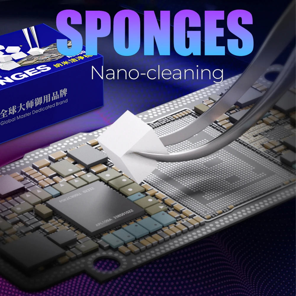 MECHANIC Nano-Cleaning Sponges Professional Electronic Cleaning Cotton for Keyboards PCB Motherboards & Precision Components