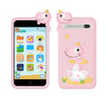 Kids Toys Smart Phone With 3.97" Touchscreen Dual Cameras 220+ Games Toddler Cell Phones Learning Toys for Children Festive Gift