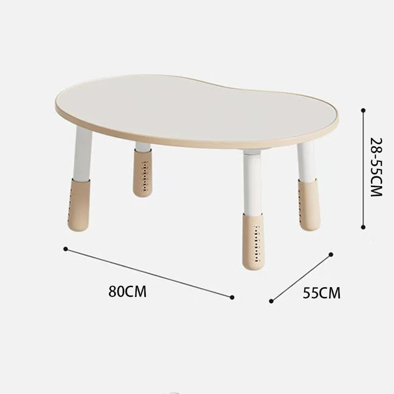 Pea Table  Children'sPeanutTableBabyEarly Education Learning Table Kindergarten Kids Reading Desk Baby Cute HousewearFurnishings