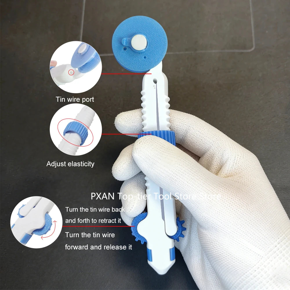 Solder wire tools, soldering iron auxiliary tools, multifunctional welding repair DIY tools