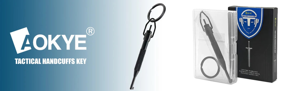 10/4/2Pcs Rotating Handcuff Key High Carbon Steel Alum Alloy w/Key Ring Fit Standard Police Cuffs