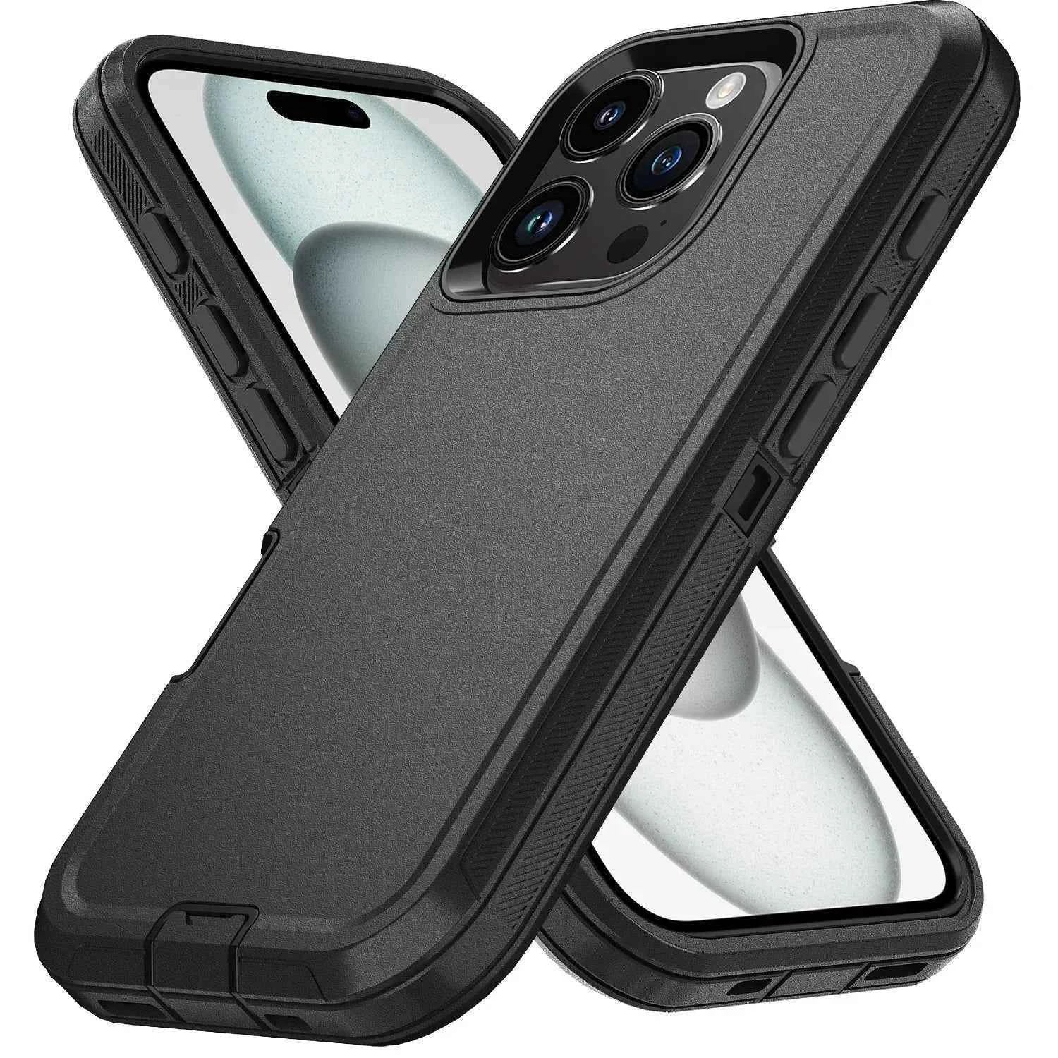 Otter Armor Box Shockproof Defender Phone Case for Iphone 16 11 12 13 14 15 Pro Max XSMAX 7 8 SE2 16E Hard Back Cover with Clip