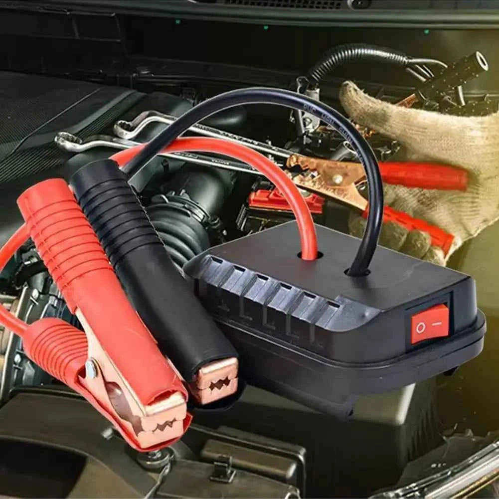 Car Lithium Battery Converter Charger Clip Auto Igniter Jump Starter For Makita Booster Cable Adapter Emergency Power DIY Tools