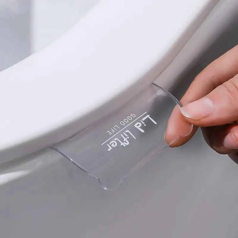 1 Pc Toilet Lid Lifting Device Light and Small PS Material to Lift the Toilet Lid Bathroom Supplies