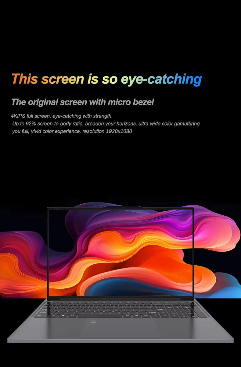 New Windows 11 Pro 15.6" Laptop Computer PC Intel Core i9 10980HK 16GB RAM 1TB SSD Fingerprint Unlock Notebook Backlight Laptop