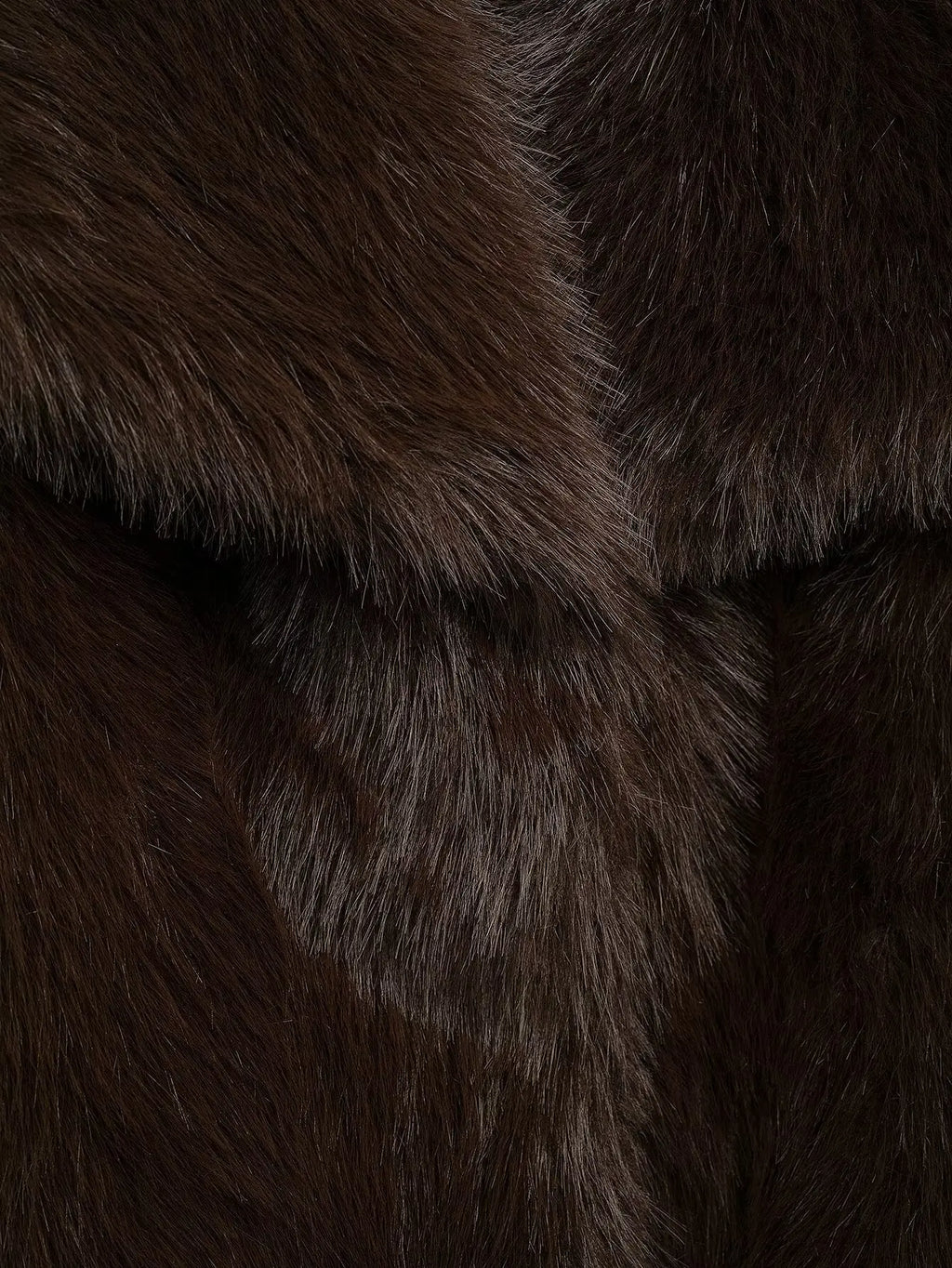 KONDALA Casual Brown Thick Fur Jackets Women Long Sleeve V Neck Autumn Winter Faux Fur Coats Fashion 2025 Streetwear Outwears