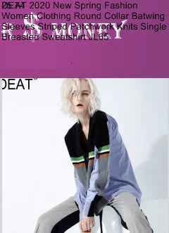 DEAT 2024 New autumn Turn-down Collar Full Sleeves Metal Beaded No Buttons Short jackets Female Single Suit WF18501L Black