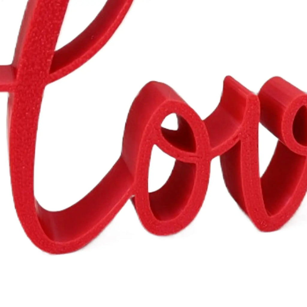 Love Letter Tabletop Decor Blocks Red Love Sign Centerpiece Romantic Home Decor For Home Bedroom Hotel Valentine Wedding Party