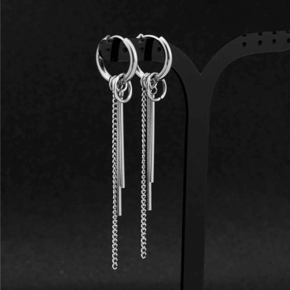 2PC Fashion Men's Personality Rascal Handsome Irregular Earrings Jewelry Accessories Suitable for Date, Party, Festival Gifts