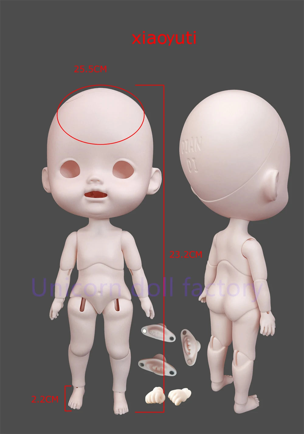 BJD Doll1/6 diandi Resin Doll Art Model High Quality Toy DIY Makeup Multiple combinations can be freely matched