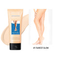 Leg Makeup Lotion Even Skin Tone Body Foundation Waterproof Long Lasting Body Tanning Cream Medium Bronze Leg Makeup