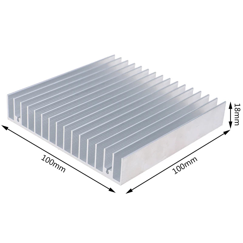 - Extruded Aluminum Heatsink For High Power LED IC Chip Cooler Radiator Heat Sink -