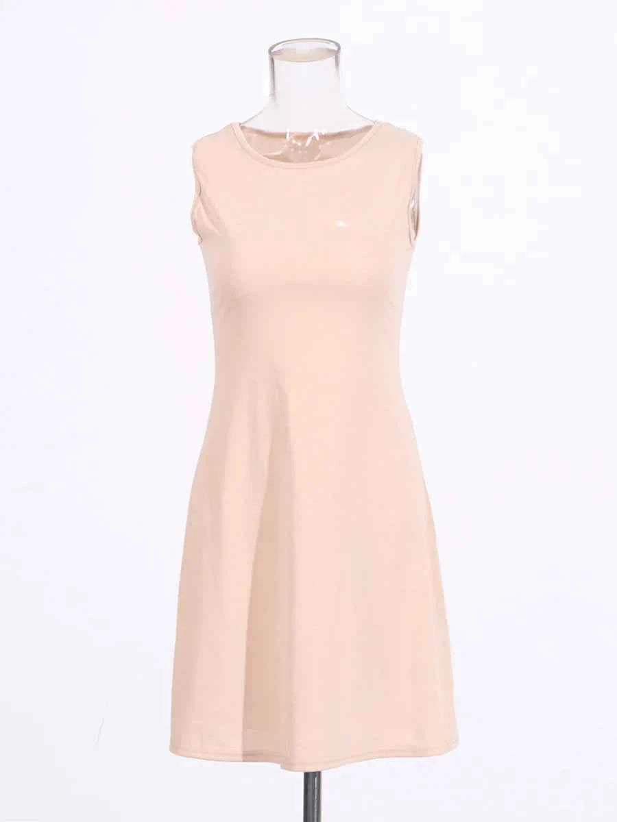 TWOTWINSTYLE Solid Slimming Spliced Ruffles Dresses for Women Round Neck Long Sleeves Patchwork Hollow Out Dress Female Clothing