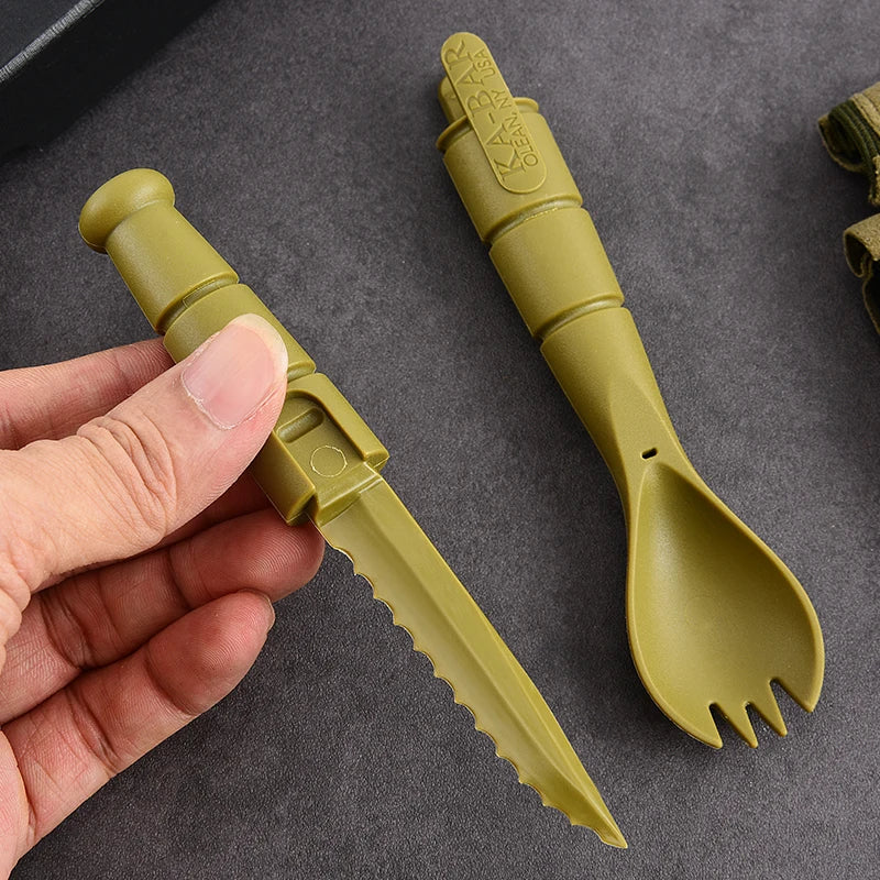Outdoor small tools, tactical forks and spoons, EDC mini supplies, outdoor multi-functional tools