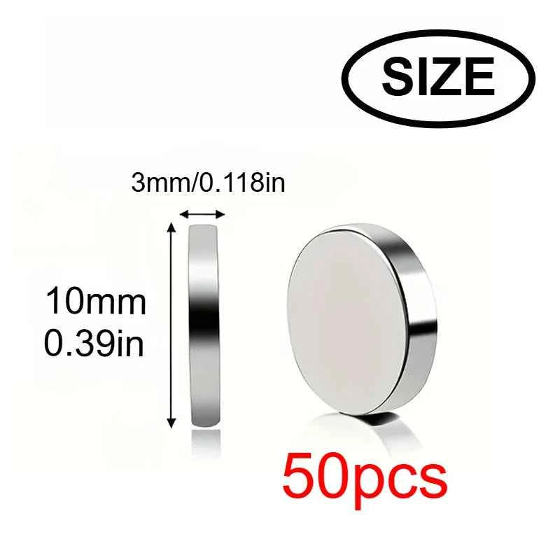 10x3/6x3mm mini whiteboard magnet, widely used in Halloween DIY, refrigerator stickers warehouse tool classification bag buttons