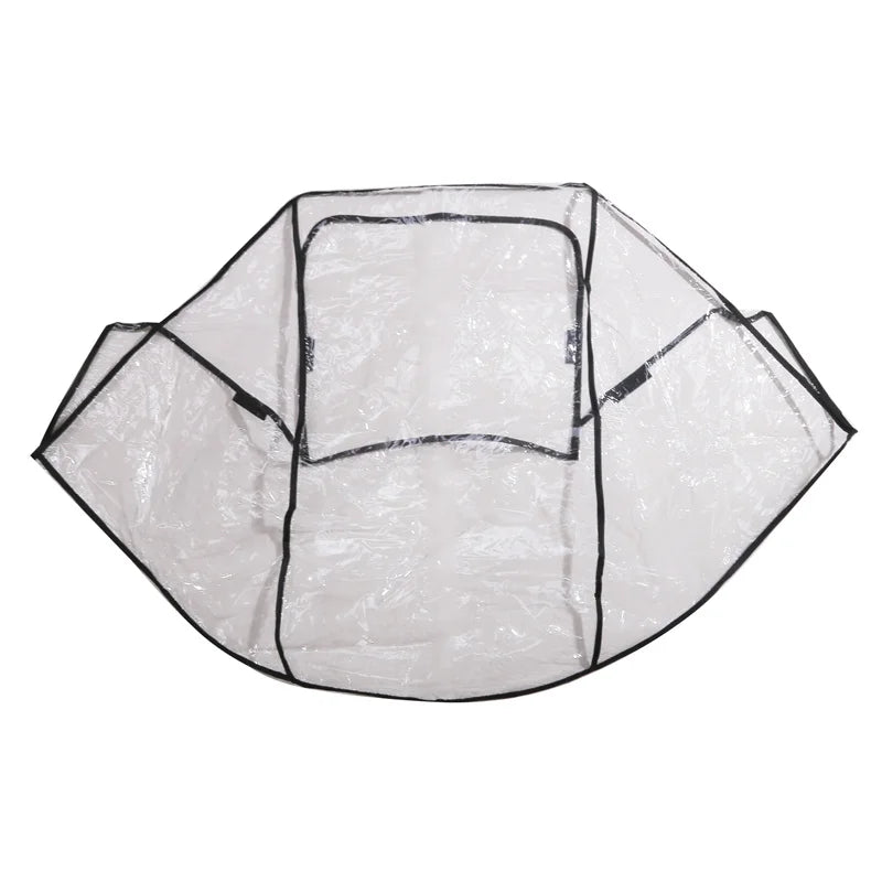 Universal Stroller Rain Cover Baby Car Weather Wind Sun Shield Transparent Breathable Trolley Umbrella Raincoat Accessories