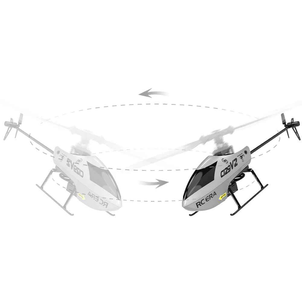 RC ERA C129V2 RTF RC Helicopter 2.4GHz 6-axis Gyroscope One Click 3D Flip Remote Control Aircraft Hobby Toys