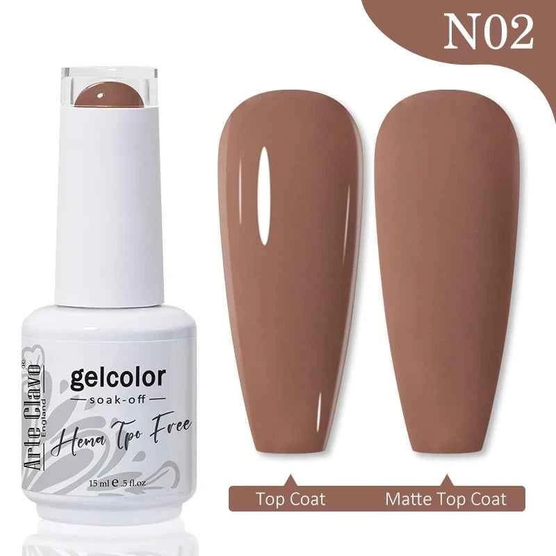 Arte Clavo TPO HEMA FREE Top Quality Discount Price 131 Colors Nail Gel Polish New Formula Nail Gel 15ml Bottle UV Gel Varnish