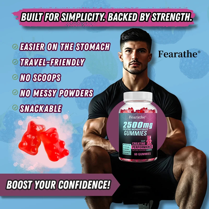 Creatine Monohydrate Gummies – Muscle Growth & Energy