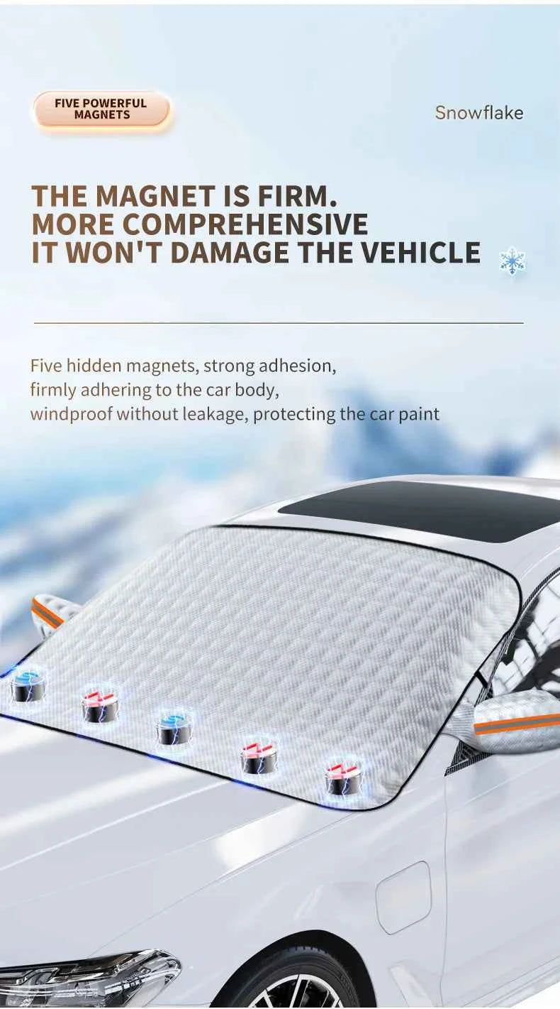 Sunshade Cover Car Windshield Snow Sun Shade Waterproof Protector Cover Car Front Windscreen Cover