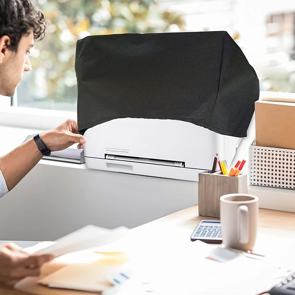 Single-Piece Printer Dust Cover, Sturdy Design Perfectly Fits Various Computers & Printing Equipment