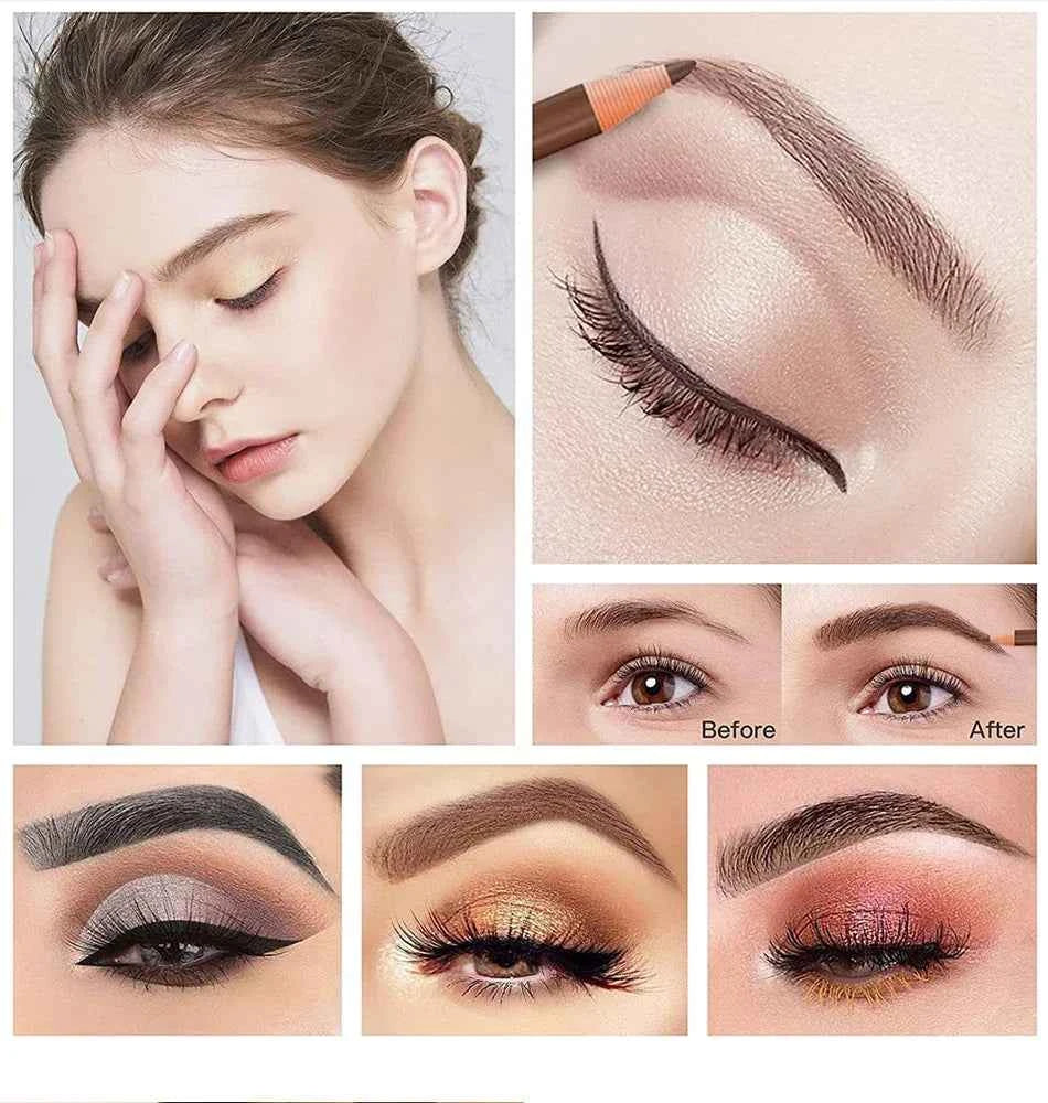 5pcs Professional Microblading Pencil Permanent Eyebrow Pencil Tattoo Waterproof Art Tint Makeup Eye Brow Pen Enhancers Cosmetic