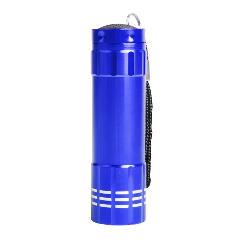 9/12 LED Protable UV Flashlight Black Light 395 NM Ultraviolet Torch Blacklight Detector for Dog Urine Pet Stain and Bed Bug