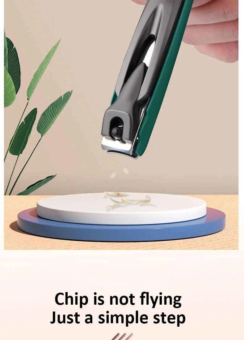 Colorful Nail Clippers Anti-Splash Nail Cutter Detachable Design Fingernail Clippers Stainless Steel Manicure Nail Tool