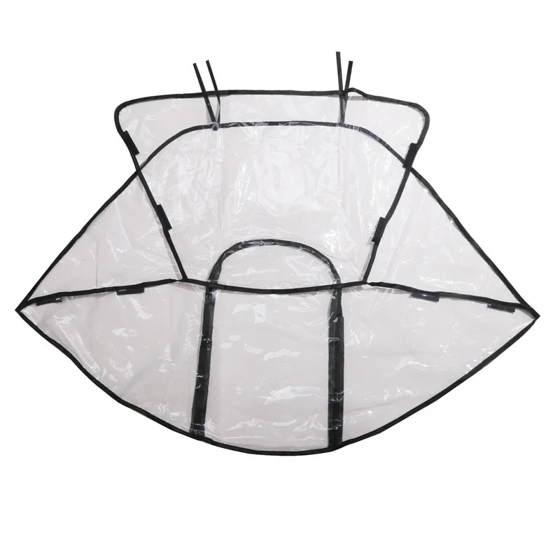 Universal Stroller Rain Cover Baby Car Weather Wind Sun Shield Transparent Breathable Trolley Umbrella Raincoat Accessories