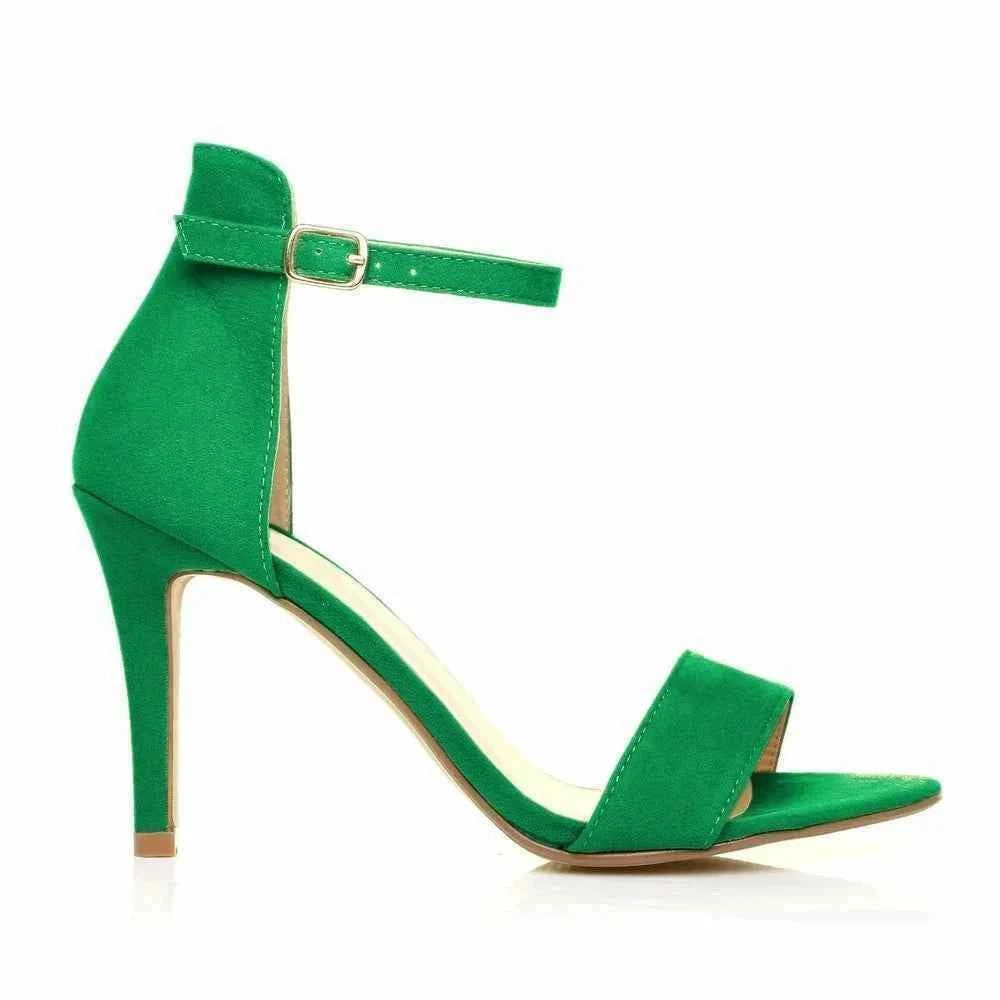 2026 New Women Sexy Pumps Sandals Summer 9cm Thin Heel Open Toe Ankle Strap High Heels Ladies Stilettos Party Red Wedding Shoes