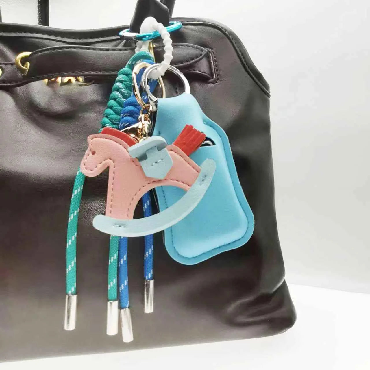 Ita Bag Accessories Bag Charms Black Cat Pendant for birkin Bag Women Handbag Purse Keychain Man Backpack Decoration Chain