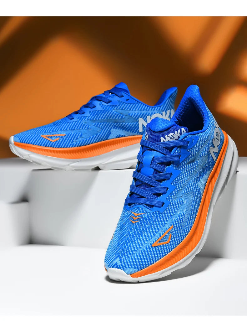 Marathon Sports Running Shoes Men Breathable Lightweight Sneakers Comfortable Athletic Nonskid Leisure Outdoor Sneakers for Men