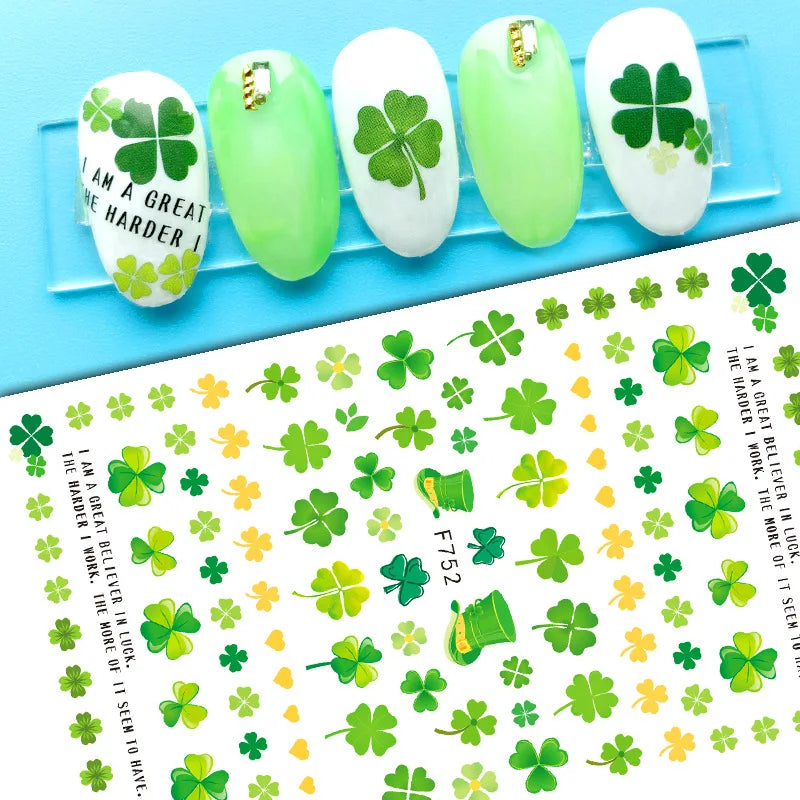 3D Dandelion Peach Blossom Maple Leaf Nail Sticker Nail Art Decoration Color Flower Nail Decal Nail Art Supplies Nail Parts