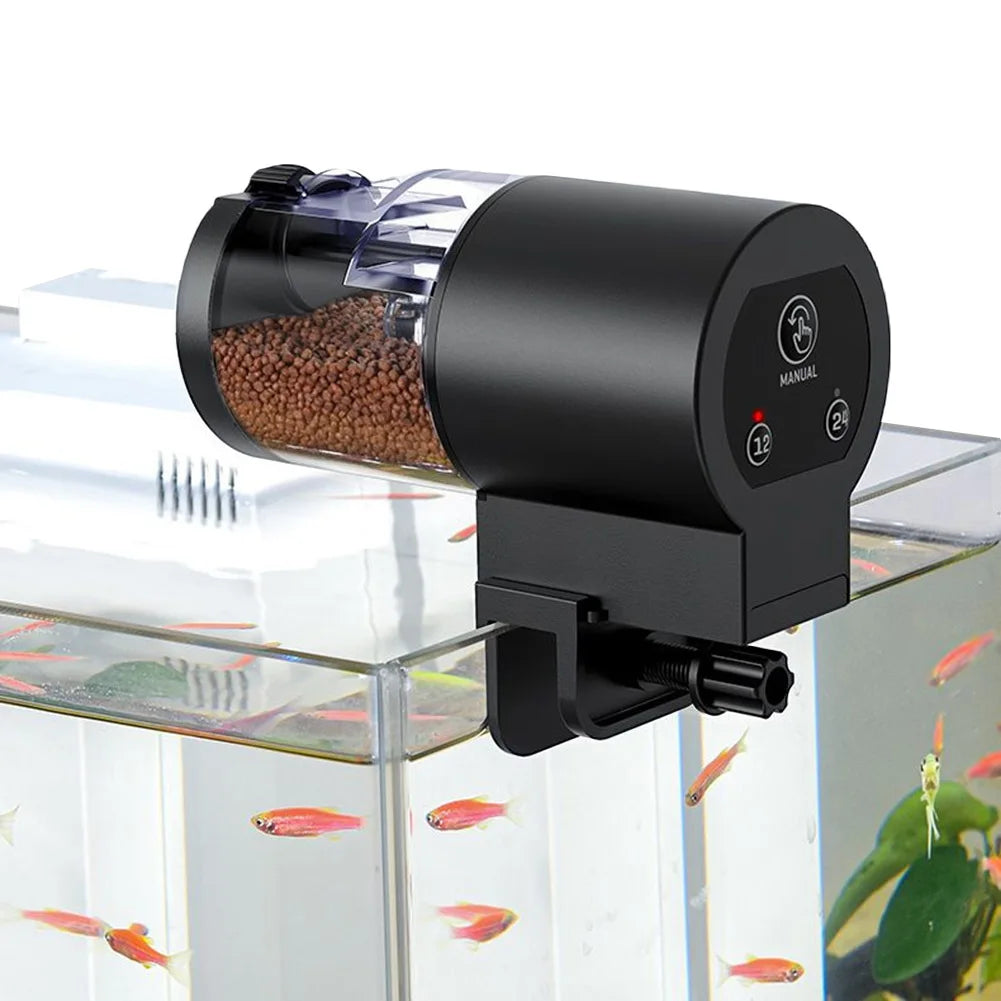 100ml Multifunctional Automatic Fish Feeder for Aquarium Capacity Auto Fish Feeders Auto Fish Food Dispenser for Auto Feeder