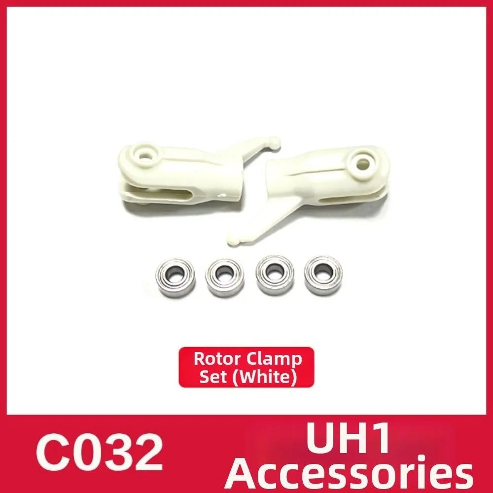 RC ERA RC Helicopter Spare Parts C032 UH1 Simulation Main Blade Landing Gear Motor Battery Horizontal Axis