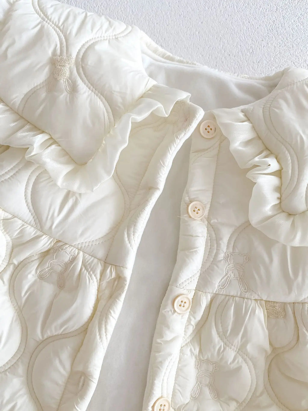 Stock Clearance 90cm 7935 Baby Girls Cotton-padded Jacket Coat Winter New Plus Velvet Baby Girl's Coat Fashion Warm Outerwear