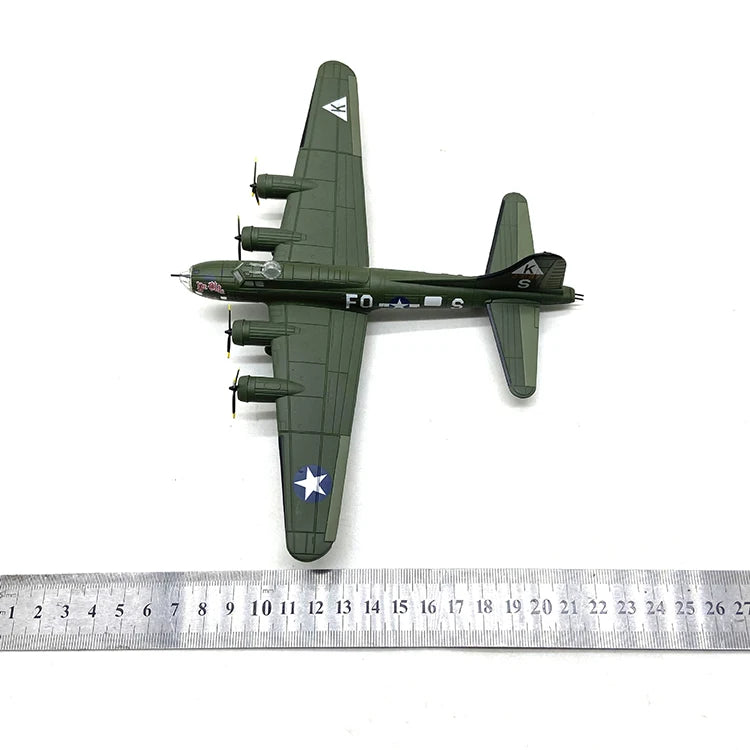 JASON TUTU 1/144 Scale American Boeing Flying Fortress B-17 Model Aircraft Adult Children Toys for Display Show
